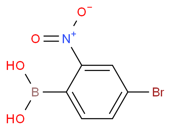 (4-bromo-2-nitrophenyl)boronic acid_分子结构_CAS_860034-11-3