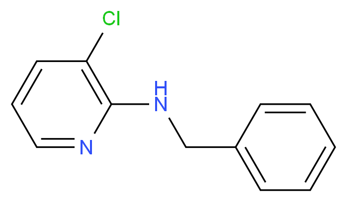 N-benzyl-3-chloropyridin-2-amine_分子结构_CAS_)