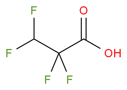 3H-Tetrafluoropropionic acid_分子结构_CAS_756-09-2)