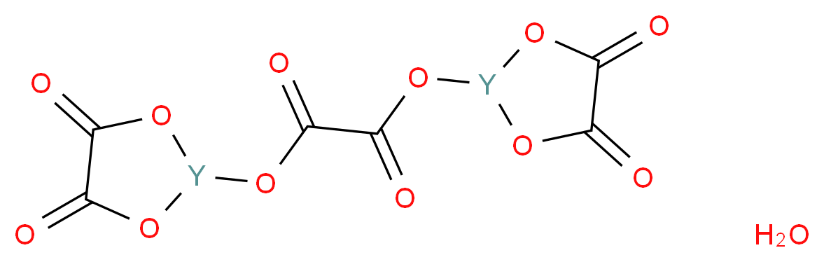 草酸钇(III) 水合物_分子结构_CAS_252900-41-7)