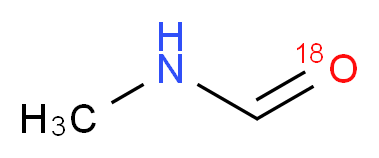 N-methylmethan(<sup>1</sup><sup>8</sup>O)amide_分子结构_CAS_300575-29-5