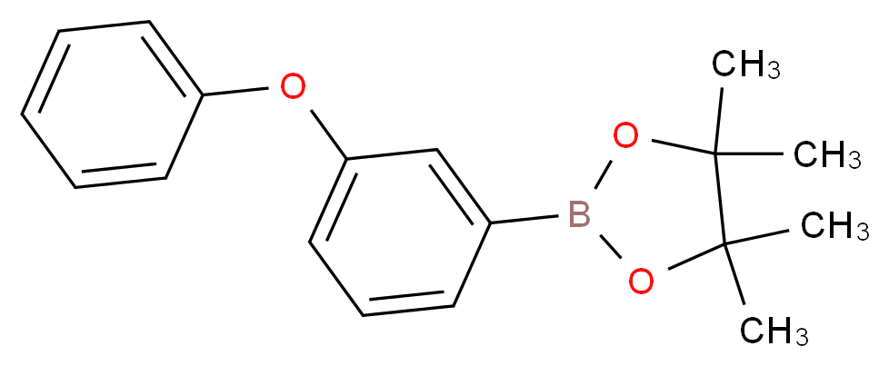 4,4,5,5-tetramethyl-2-(3-phenoxyphenyl)-1,3,2-dioxaborolane_分子结构_CAS_864772-18-9