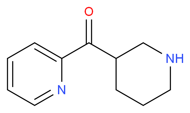 Piperidin-3-yl(pyridin-2-yl)methanone_分子结构_CAS_)