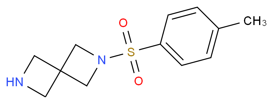 2-[(4-methylphenyl)sulfonyl]-2,6-diazaspiro[3.3]heptane_分子结构_CAS_13573-28-9)