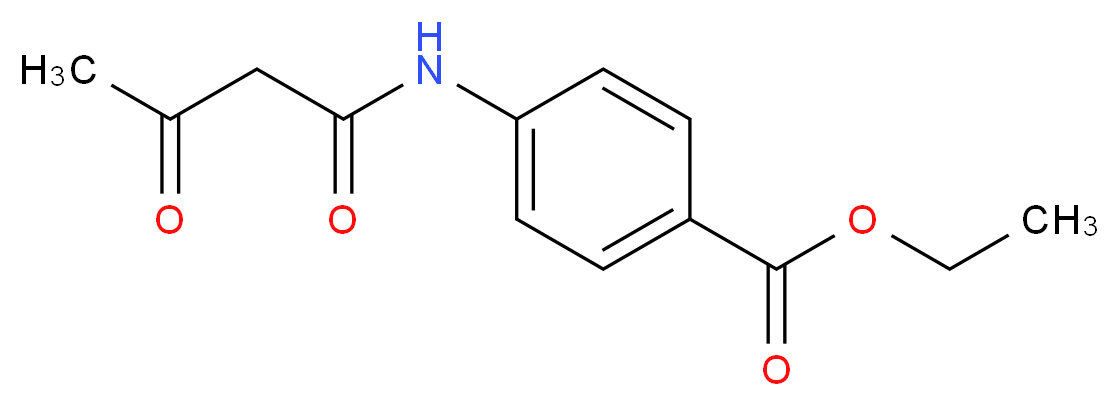 Ethyl 4-(acetoacetylamino)benzoate_分子结构_CAS_30764-23-9)