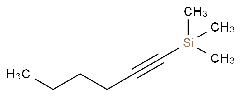 1-三甲基硅基-1-己炔_分子结构_CAS_3844-94-8)