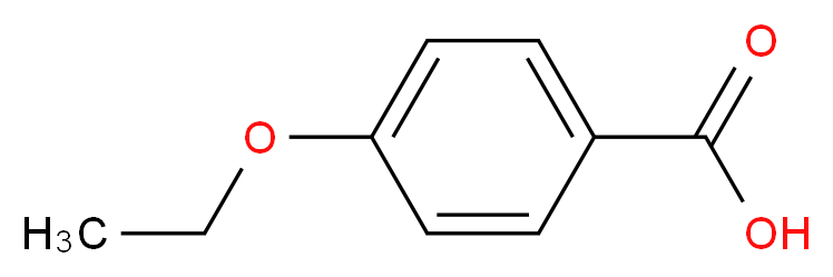 4-Ethoxybenzoic acid_分子结构_CAS_619-86-3)