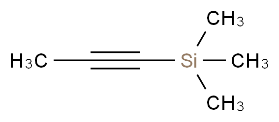 trimethyl(prop-1-yn-1-yl)silane_分子结构_CAS_)