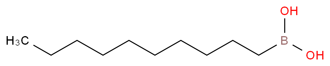 decylboronic acid_分子结构_CAS_24464-63-9