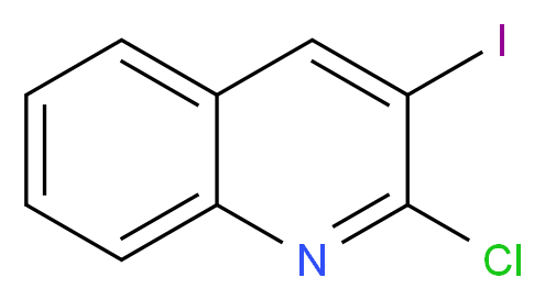 2-chloro-3-iodoquinoline_分子结构_CAS_128676-85-7