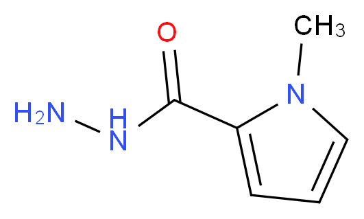 1-methyl-1H-pyrrole-2-carbohydrazide_分子结构_CAS_113398-02-0