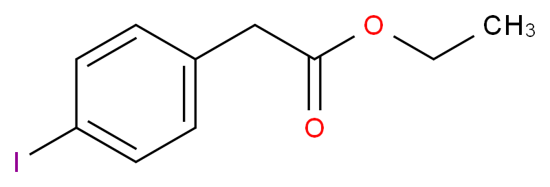 (4-Iodo-phenyl)-acetic acid ethyl ester_分子结构_CAS_15250-46-1)