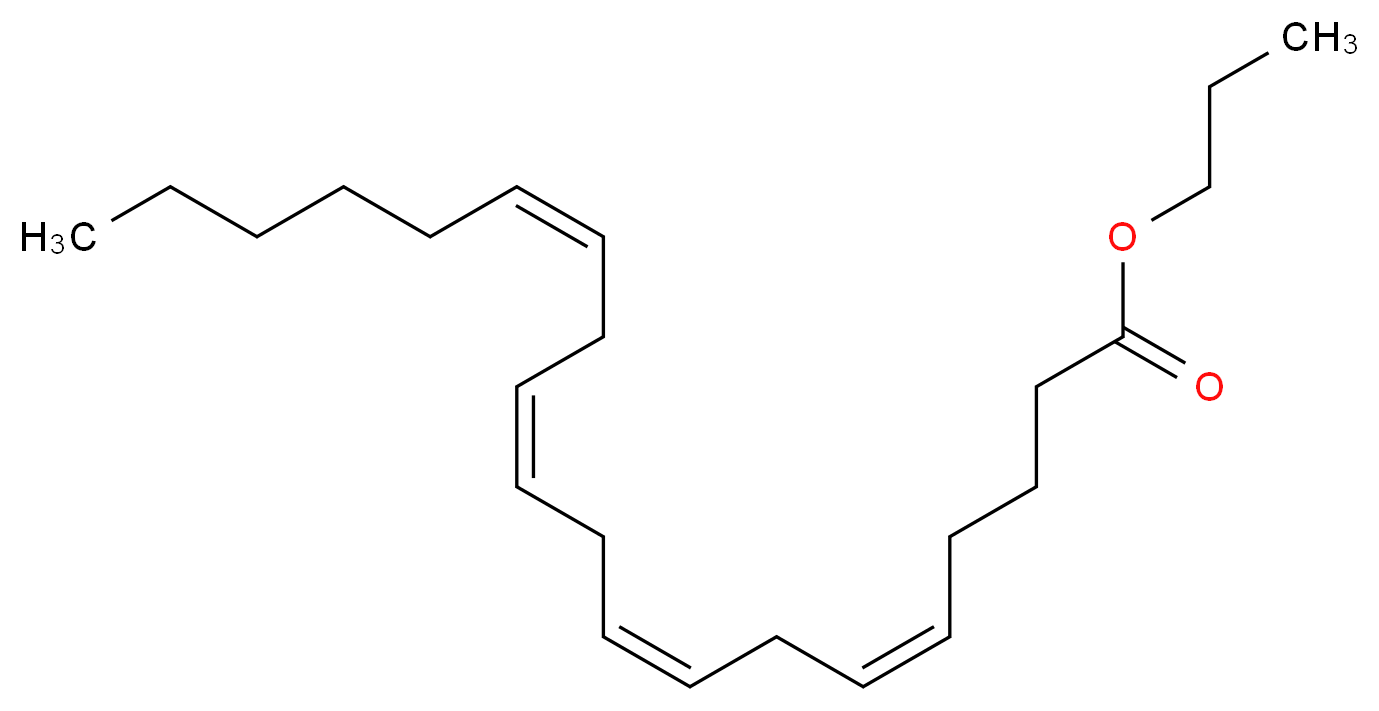 Propyl arachidonate_分子结构_CAS_93913-74-7)