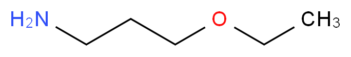 3-ethoxypropan-1-amine_分子结构_CAS_6291-85-6