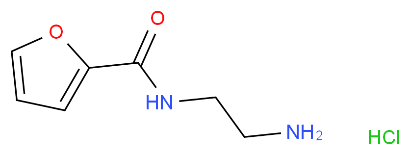 Furan-2-carboxylic acid (2-amino-ethyl)-amide hydrochloride_分子结构_CAS_)