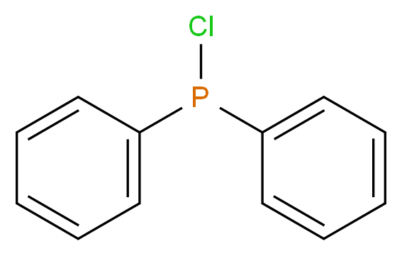 氯代二苯基膦_分子结构_CAS_1079-66-9)