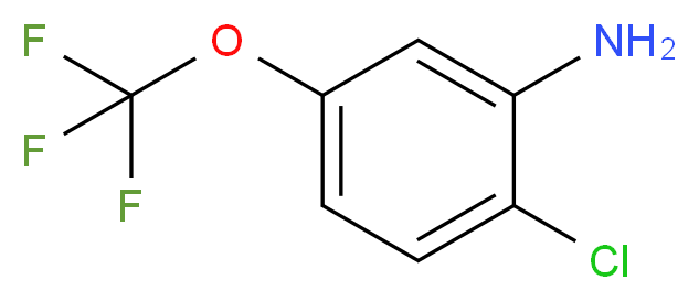 2-Chloro-5-(trifluoromethoxy)aniline_分子结构_CAS_331-26-0)