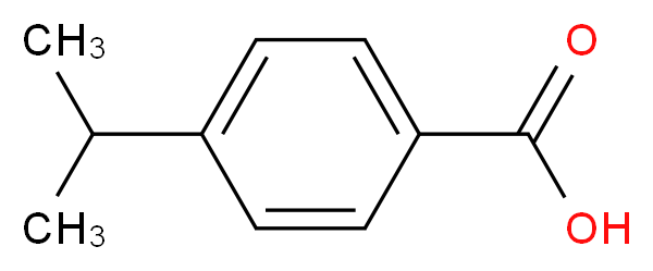 p-ISOPROPYLBENZOIC ACID_分子结构_CAS_536-66-3)