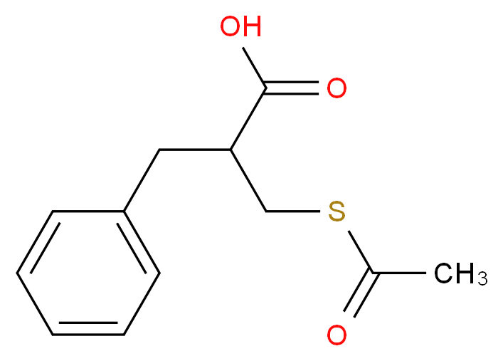 2-[(Acetylthio)methyl]-3-phenylpropanoic acid 96%_分子结构_CAS_91702-98-6)