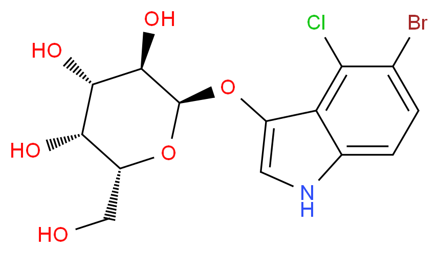 5-BROMO-4-CHLORO-3-INDOLYL-&alpha;-D-GALACTOPYRANOSIDE_分子结构_CAS_107021-38-5)