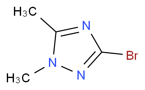 3-Bromo-1,5-dimethyl-1H-1,2,4-triazole_分子结构_CAS_)