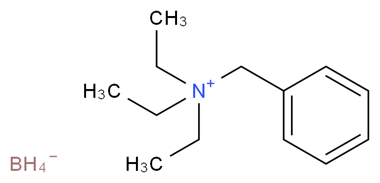 苄基三乙基硼氢化铵_分子结构_CAS_85874-45-9)