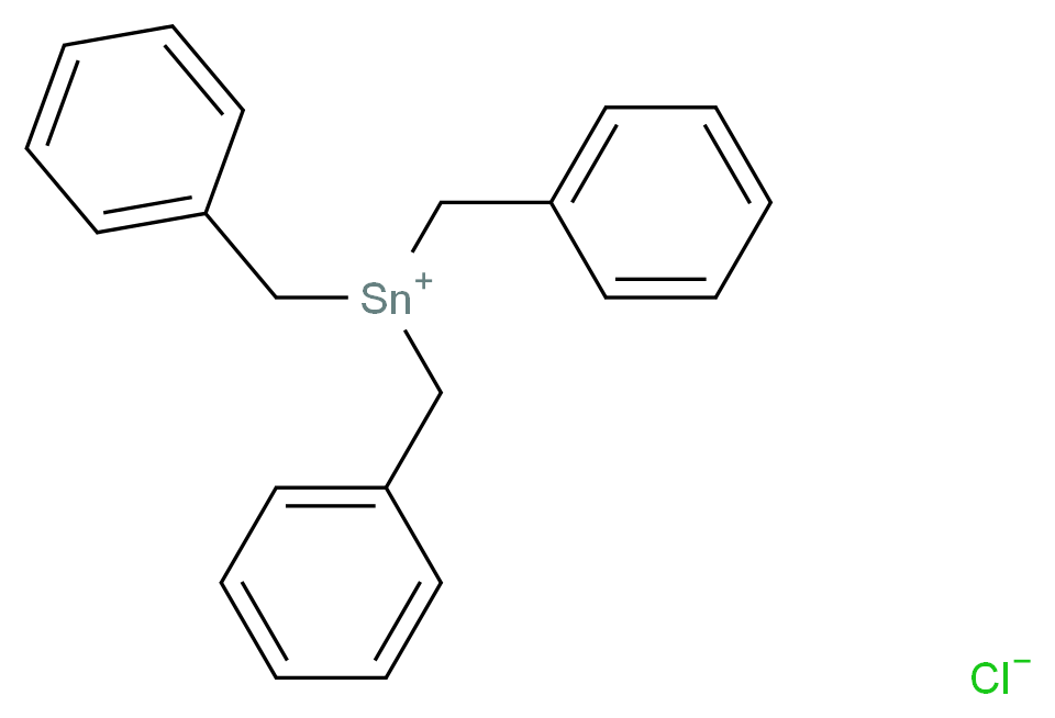 tribenzylstannylium chloride_分子结构_CAS_3151-41-5