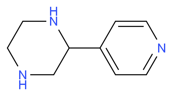 2-PYRIDIN-4-YL-PIPERAZINE_分子结构_CAS_111781-57-8)