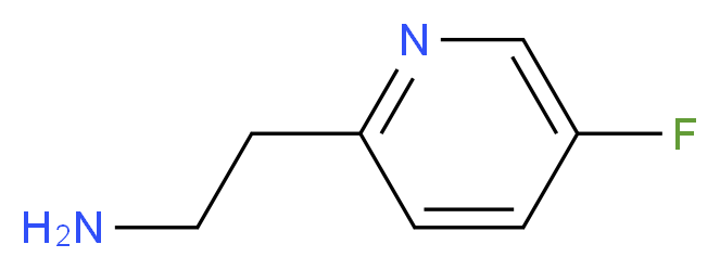 2-(5-FLUORO-PYRIDIN-2-YL)-ETHYLAMINE_分子结构_CAS_910386-61-7)