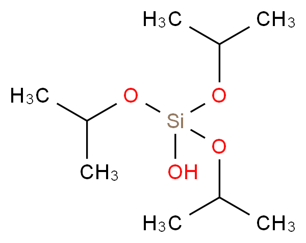 tris(propan-2-yloxy)silanol_分子结构_CAS_27491-86-7