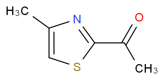 2-乙酰基-4-甲基噻唑_分子结构_CAS_7533-07-5)