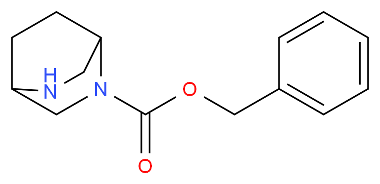 (1R,4R)-benzyl 2,5-diazabicyclo[2.2.2]octane-2-carboxylate_分子结构_CAS_956794-81-3)