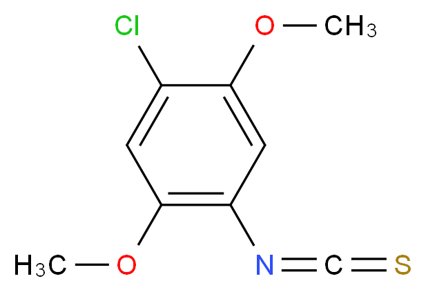 1-Chloro-4-isothiocyanato-2,5-dimethoxybenzene_分子结构_CAS_306935-82-0)