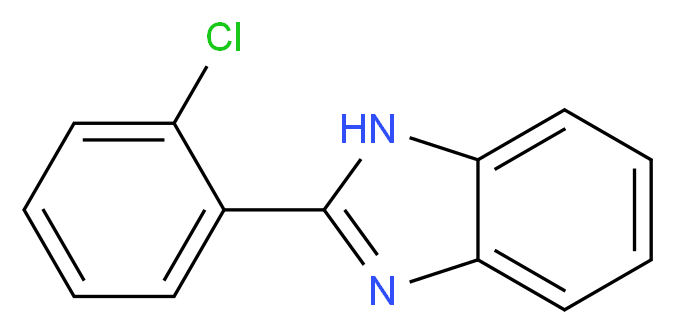 2-(2-chlorophenyl)-1h-benzimidazole_分子结构_CAS_3574-96-7)