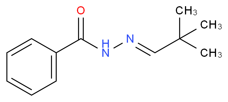 N'-[(1E)-2,2-dimethylpropylidene]benzohydrazide_分子结构_CAS_372960-11-7