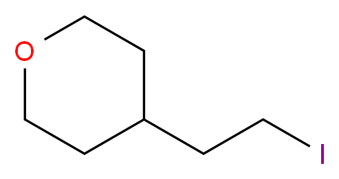 4-(2-iodoethyl)tetrahydro-2H-pyran_分子结构_CAS_4677-16-1)