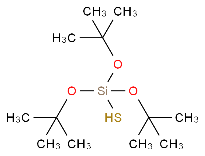 Tris(tert-butoxy)silanethiol_分子结构_CAS_690-52-8)