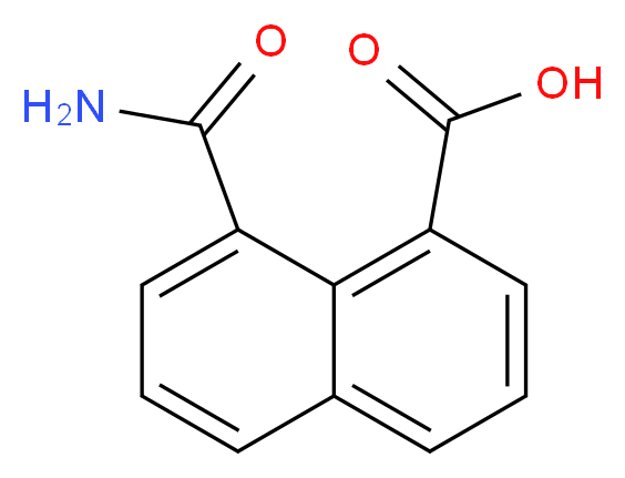 8-carbamoylnaphthalene-1-carboxylic acid_分子结构_CAS_5811-88-1