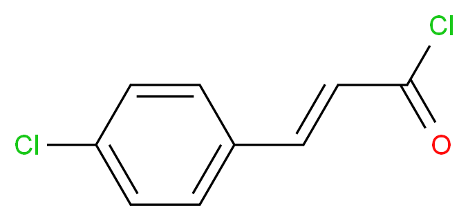 (2E)-3-(4-Chlorophenyl)acryloyl chloride_分子结构_CAS_95602-71-4)