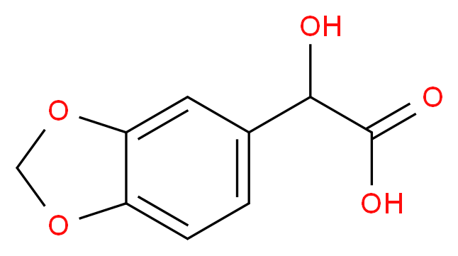 3,4-METHYLENEDIOXYMANDELIC ACID_分子结构_CAS_27738-46-1)