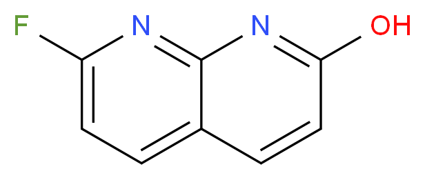 7-Fluoro-[1,8]naphthyridin-2-ol_分子结构_CAS_846033-37-2)