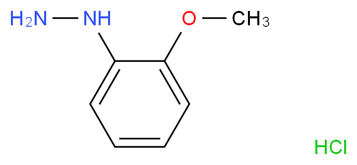 2-Methoxyphenylhydrazine hydrochloride 98%_分子结构_CAS_6971-45-5)