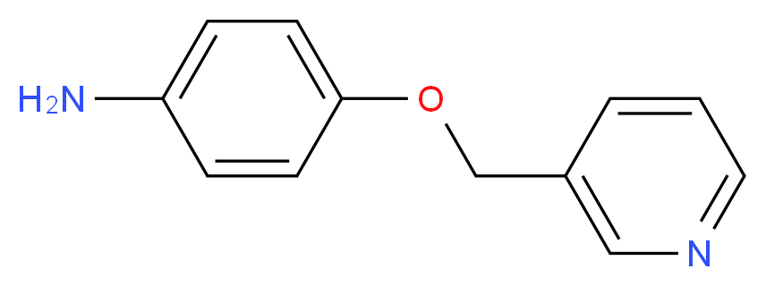 4-(pyridin-3-ylmethoxy)aniline_分子结构_CAS_)