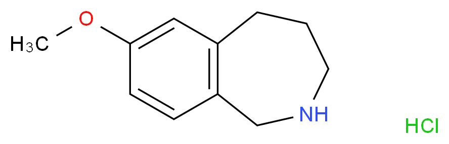 7-methoxy-2,3,4,5-tetrahydro-1H-2-benzazepine hydrochloride_分子结构_CAS_)