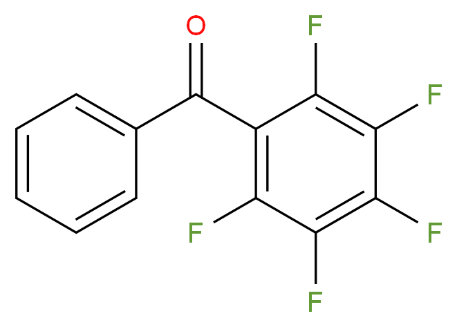 (pentafluorophenyl)(phenyl)methanone_分子结构_CAS_1536-23-8