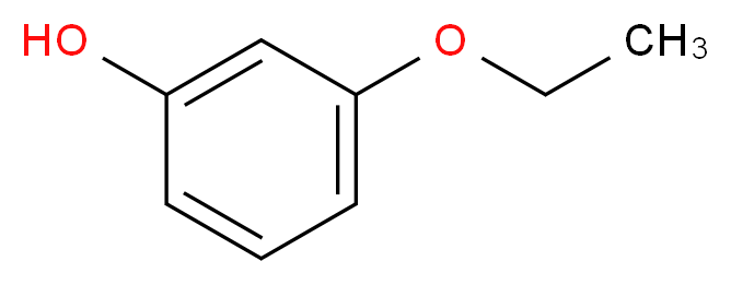 3-ethoxyphenol_分子结构_CAS_621-34-1