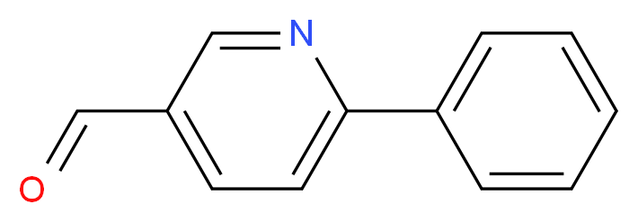 6-phenylpyridine-3-carbaldehyde_分子结构_CAS_63056-20-2