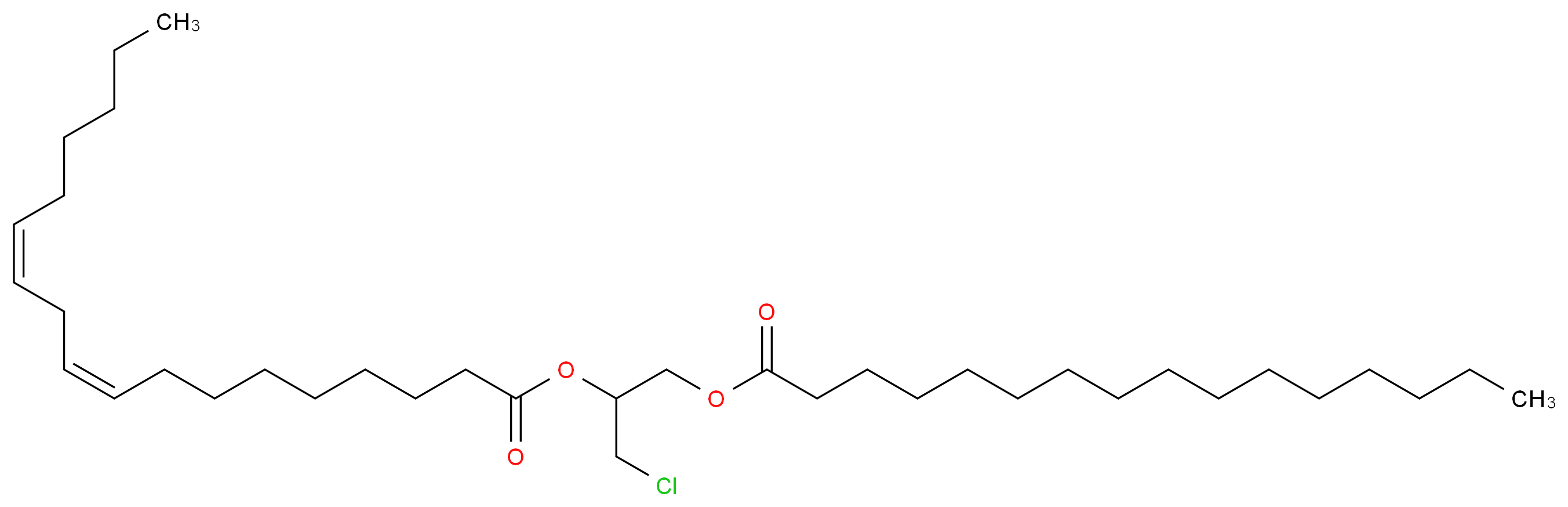 rac-1-Palmitoyl-2-linoleoyl-3-chloropropanediol_分子结构_CAS_1246833-87-3)