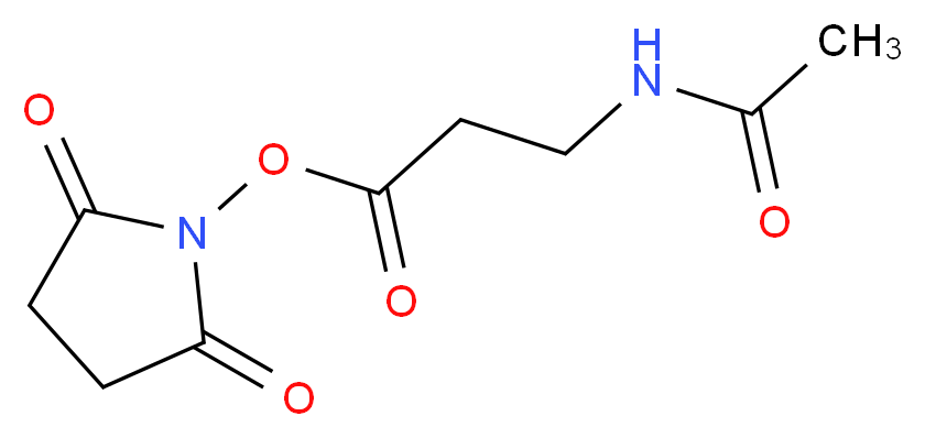 N-Acetyl-β-alanine N-Hydroxysuccinimide Ester_分子结构_CAS_154194-69-1)