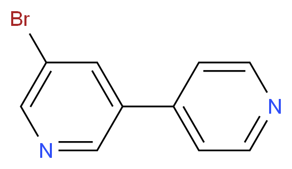 3-bromo-5-(pyridin-4-yl)pyridine_分子结构_CAS_106047-38-5